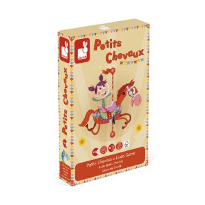 Juego de parchís con piezas de madera - Janod